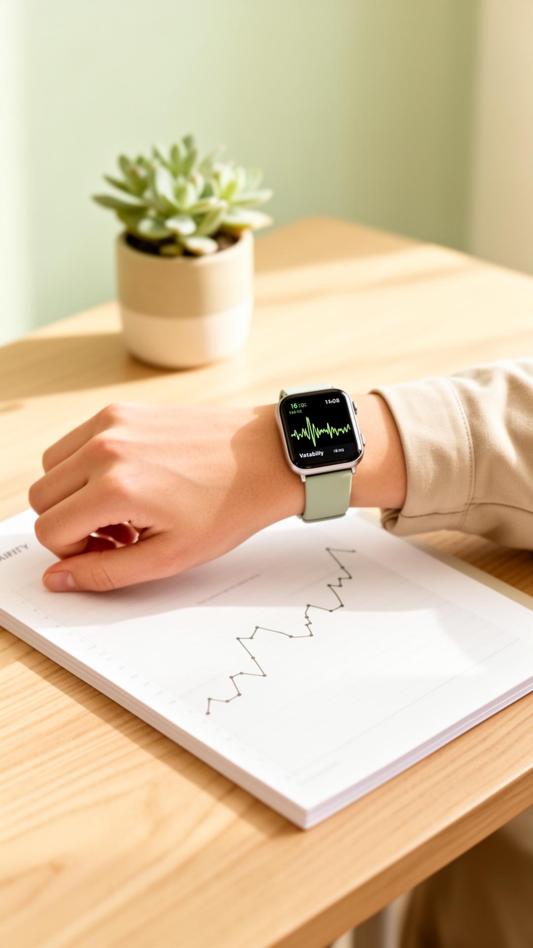 HRV-Messung mit Wearable und Cortisol-Protokoll