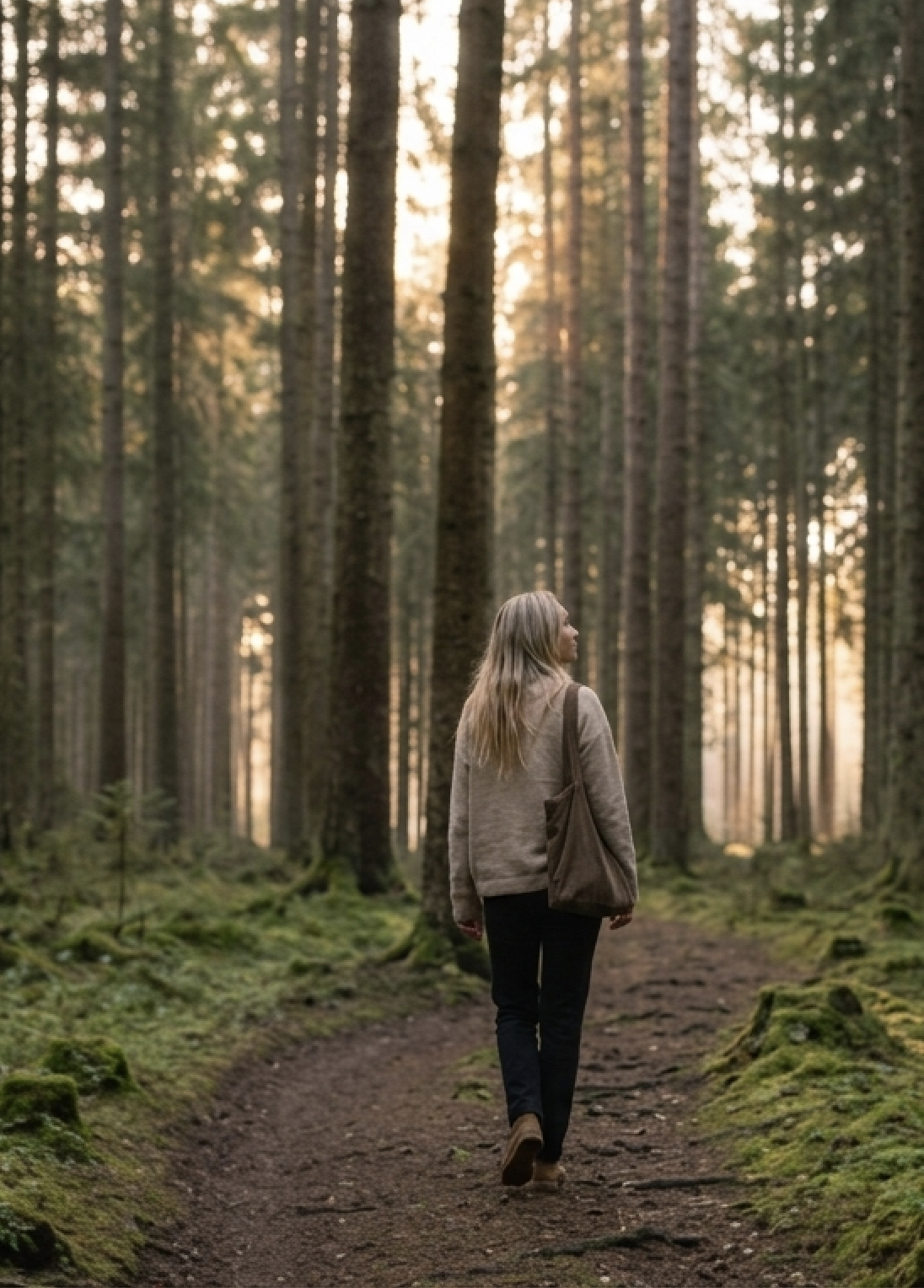 Mona Natterer im Wald